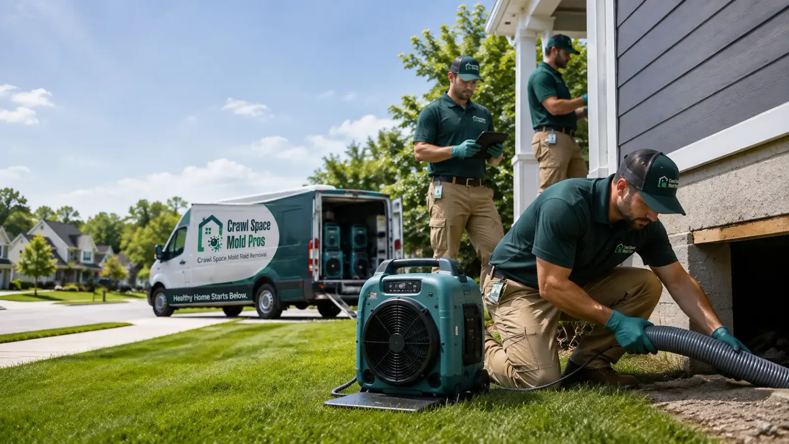 Crawl Space Mold Removal in Coopersville, MI